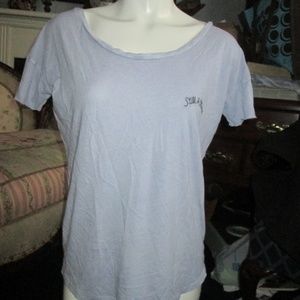 Pink - Greyish Blue Tee "Still A Mess" Siz…